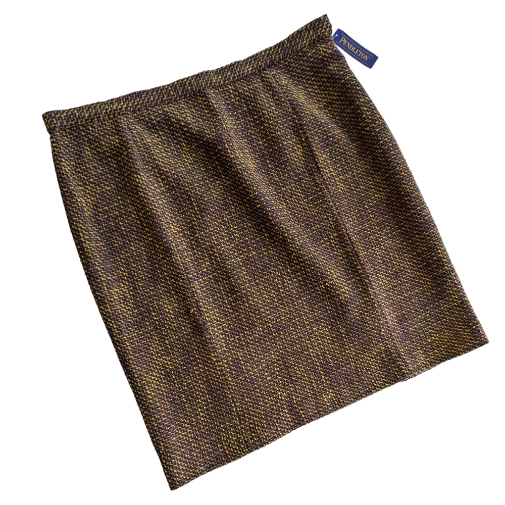 Pendleton Tweed Pencil Skirt Size 22W